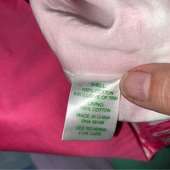 Lilly Pulitzer Pink Embellished One Shoulder Sundress - Picture 5 of 6